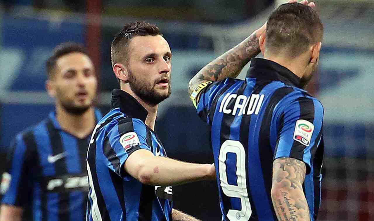 Marcelo Brozovic e Mauro Icardi