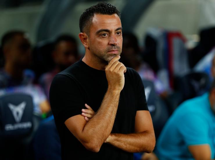 Xavi spera in buone notizie da Inter-Viktoria Plzen (LaPresse) 25 ottobre 2022 zonainter.it