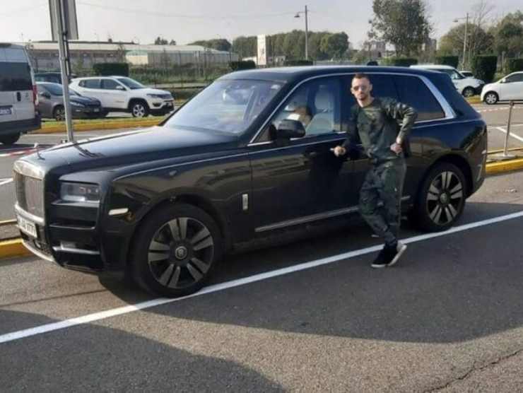 La Rolls Royce di Marcelo Brozovic (Instagram) 4 novembre 2022 zonainter.it
