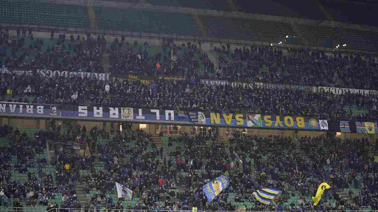 Curva Nord: contro la Sampdoria, protagonista di un epsiodio bruttissimo 8LaPresse) 4 novembre 2022 zonainter.it